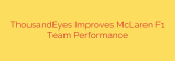 ThousandEyes Improves McLaren F1 Team Performance