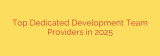 Top Dedicated Development Team Providers in 2025
