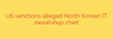 US sanctions alleged North Korean IT sweatshop chief