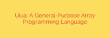 Uiua: A General-Purpose Array Programming Language