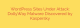 WordPress Sites Under Attack: DollyWay Malware Discovered by Kaspersky