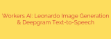 Workers AI: Leonardo Image Generation & Deepgram Text-to-Speech